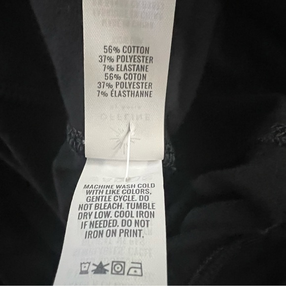 Offline by aerie OG fold over high waisted super flare leggings small black - Picture 10 of 10